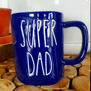 Rae Dunn Super Dad Mug